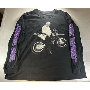 Justin Bieber Purpose Tour Shirt Black Size 2XL Long Sleeve (See Measurements)